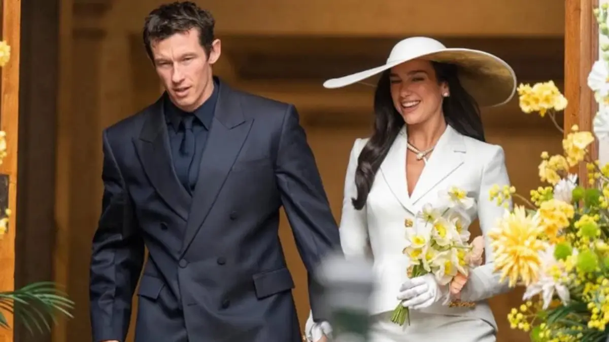 Dua lipa marries callum turner times of dubai