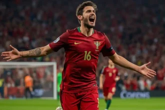 Guedes came on for cristiano ronaldo at halftime and scored within minutes Times of dubai