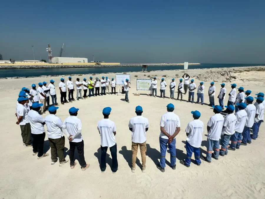 World environment day pledge and cleanup at dubai islands times of dubai