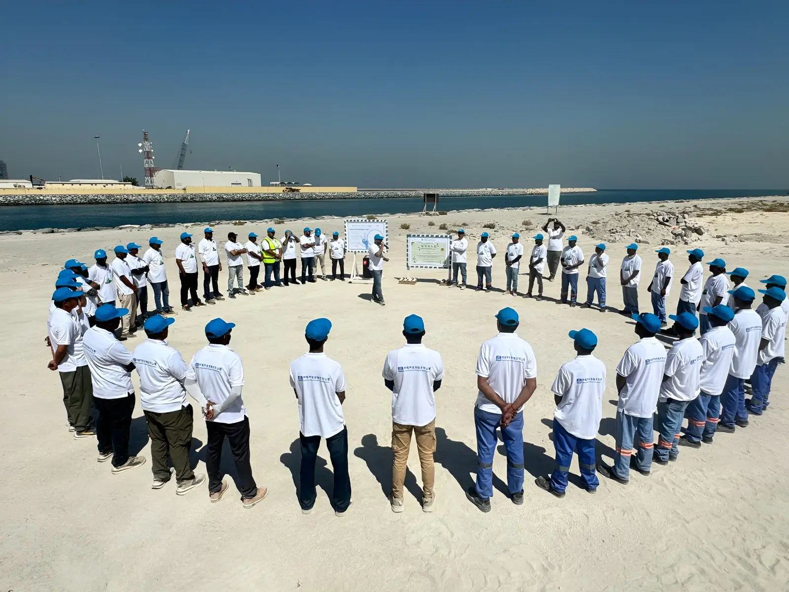 World environment day pledge and cleanup at dubai islands times of dubai