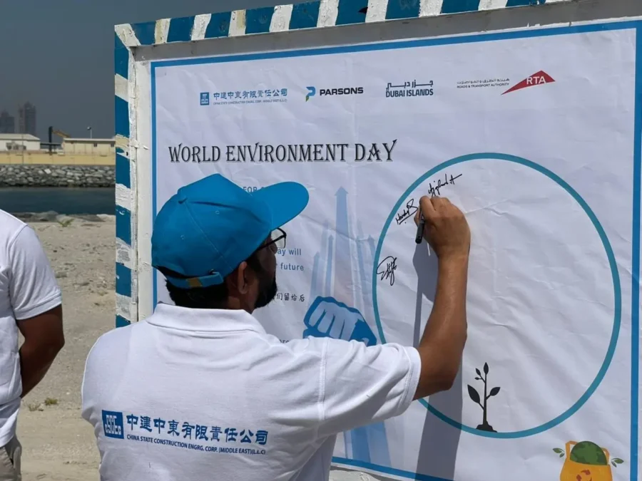 image - Times of Dubai World environment day pledge and cleanup at dubai islands times of dubai