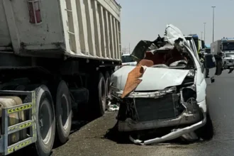 Emirates road accident