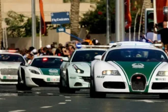 Dubai police luxury supercars times of dubai