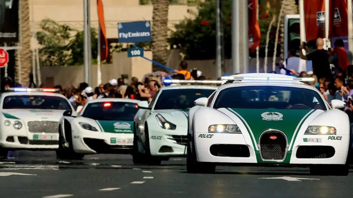 Dubai police luxury supercars times of dubai