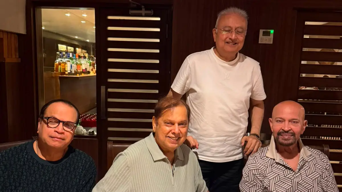 L to r owner tips industries  filmmaker ramesh taurani filmmaker david dhawan founder adlabs manmohan shetty filmmaker rakesh roshan times of dubai
