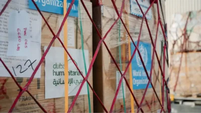 Gaza medical relief air bridge times of dubai