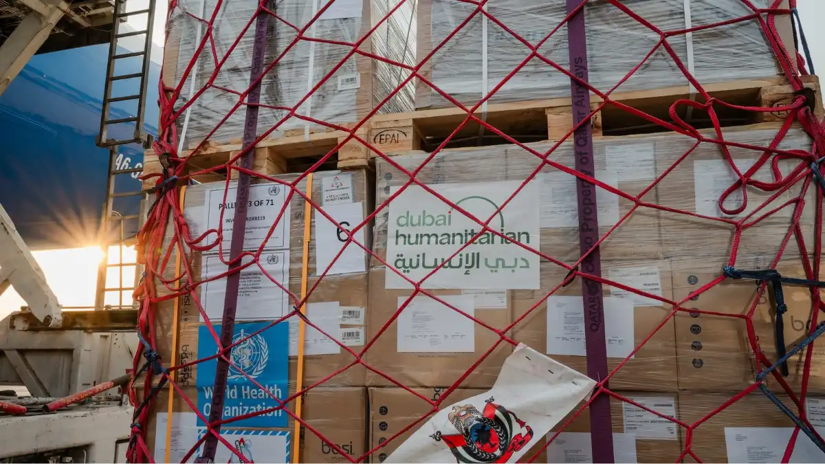 Gaza Medical Relief Air Bridge - Times of Dubai Gaza medical relief air bridge from dubai times of dubai