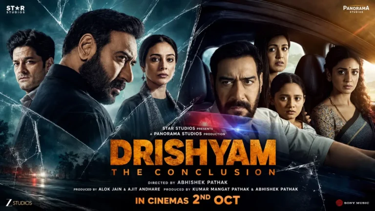 Drishyam The Conclusion official poster Ajay Devgn GCC UAE release October 2 2026
