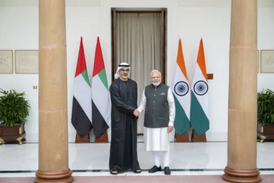 Sheikh khaled bin mohamed meets narendra modi brics summit new delhi september 2026 times of dubai