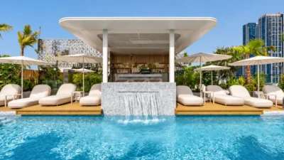 A rooftop pool creates a resort style retreat at elemental 78 Times of dubai
