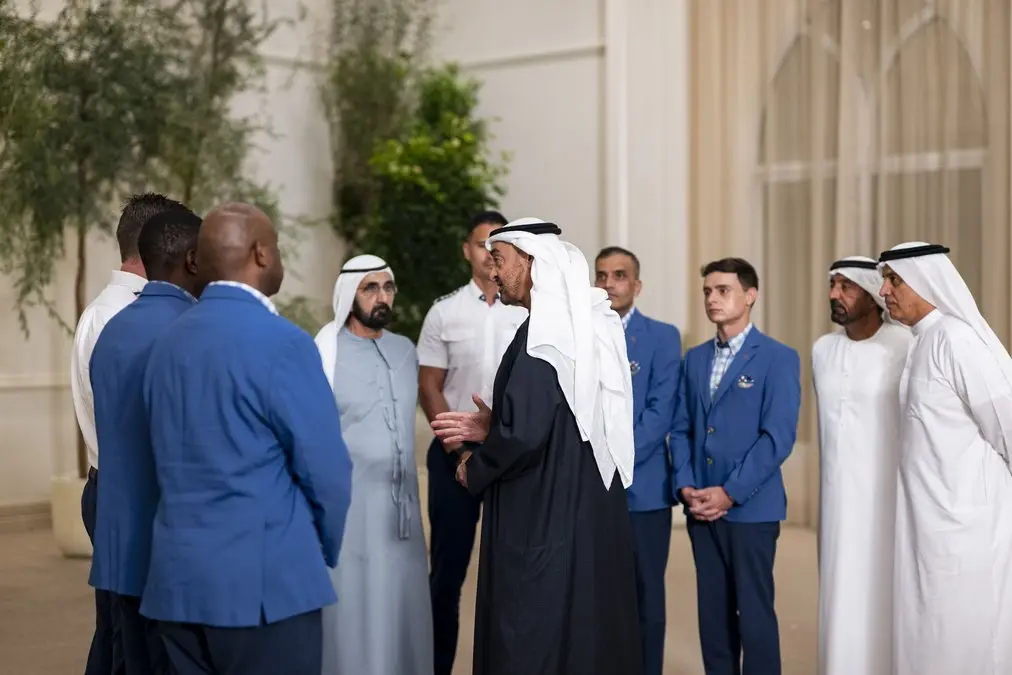 Flight FZ1073 Crew - Times of Dubai Uae leaders honour flydubai flight fz1073 crew members following the safe emergency landing that saved 174 lives Times of dubai