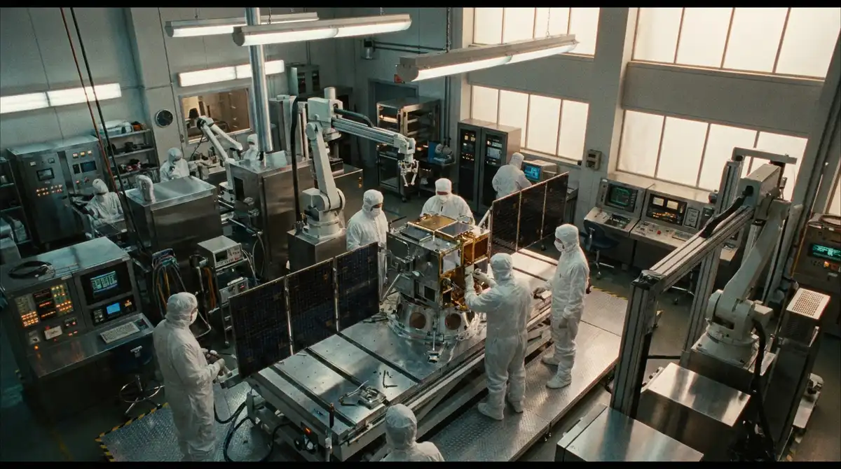 Orbitworks Abu Dhabi Satellite - Times of Dubai Orbitworks kezad abu dhabi satellite manufacturing cleanroom altair 1 uae space 2026 times of dubai