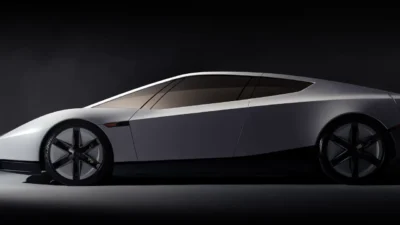 A tesla roadster electric sports car unveiled with performance claims and a proposed spacex thruster package Times of dubai
