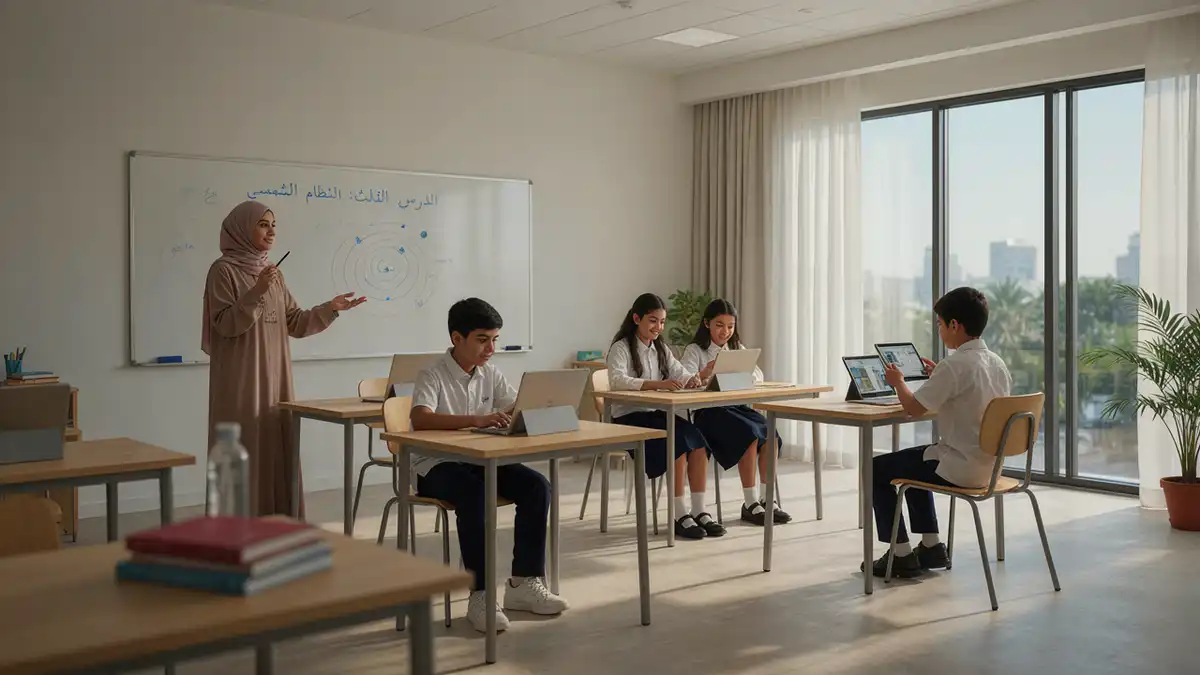 UAE school classroom - Times of Dubai Uae education budget 2027 emirati students classroom federal spending healthcare social development times of dubai