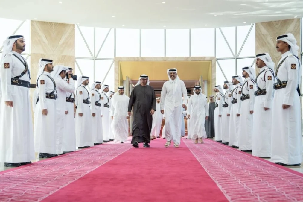 UAE and Qatar strengthen fraternal relations