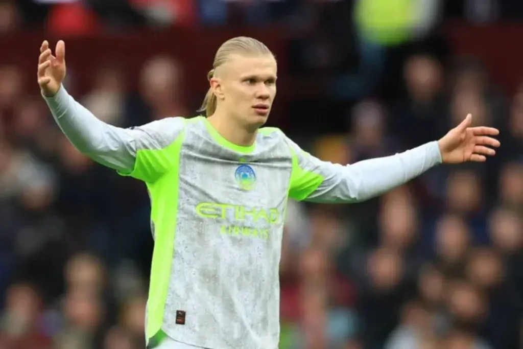 Aston Villa vs Man City: Champions Struggle as Haaland’s Goal Run Ends in Premier League Clash
