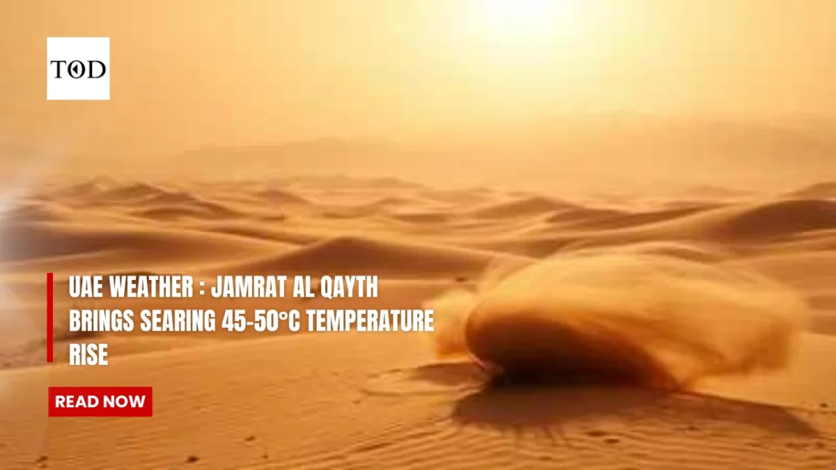 Uae weather update  extreme heat times of dubai