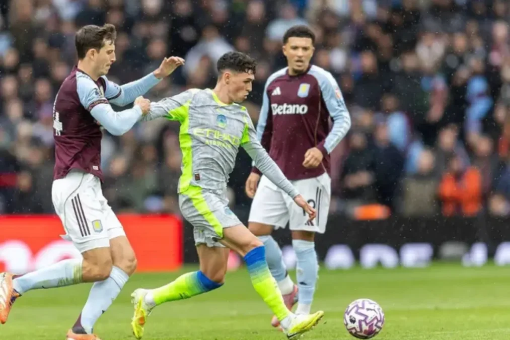 Aston villa vs man city champions struggle as haalands goal run ends in premier league clash times of dubai