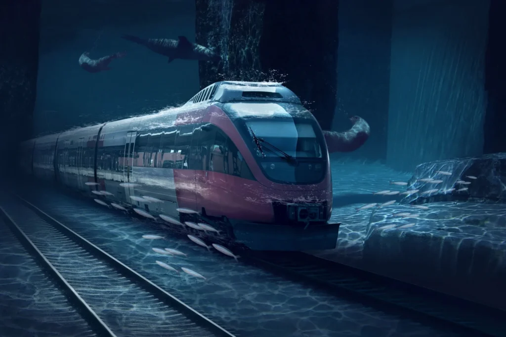 underwater bullet train
Dubai to Mumbai