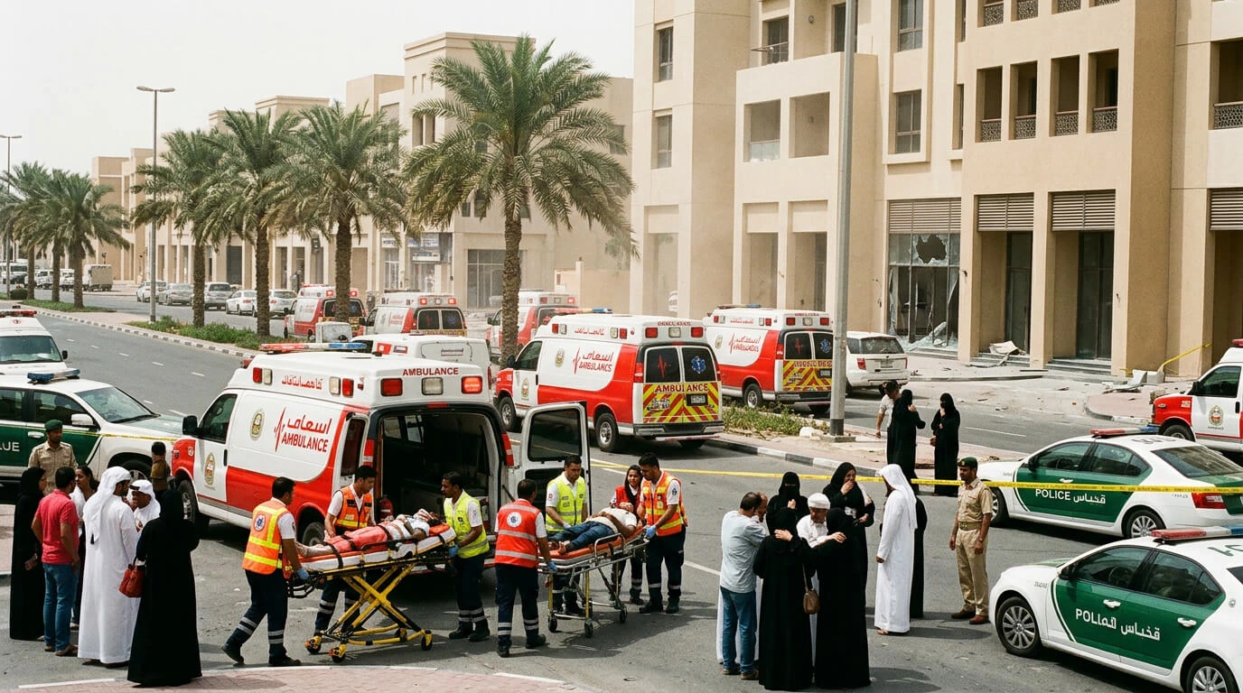 3 Dead, 58 Injured in the UAE as Iranian Aggression Continues for the Second Straight Day 1 Iranian Aggression Continues for the Second Straight Day