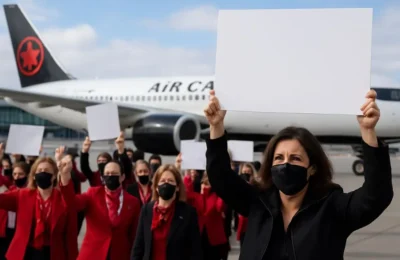 Air Canada Shut down Halts All Flights After 10,000 Flight Attendants Strike