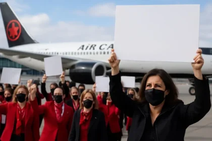 Air Canada Shut down Halts All Flights After 10,000 Flight Attendants Strike