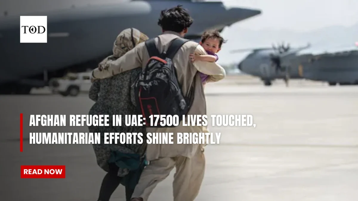 Afghan refugee in uae 17500 lives touched humanitarian efforts shine brightly times of dubai