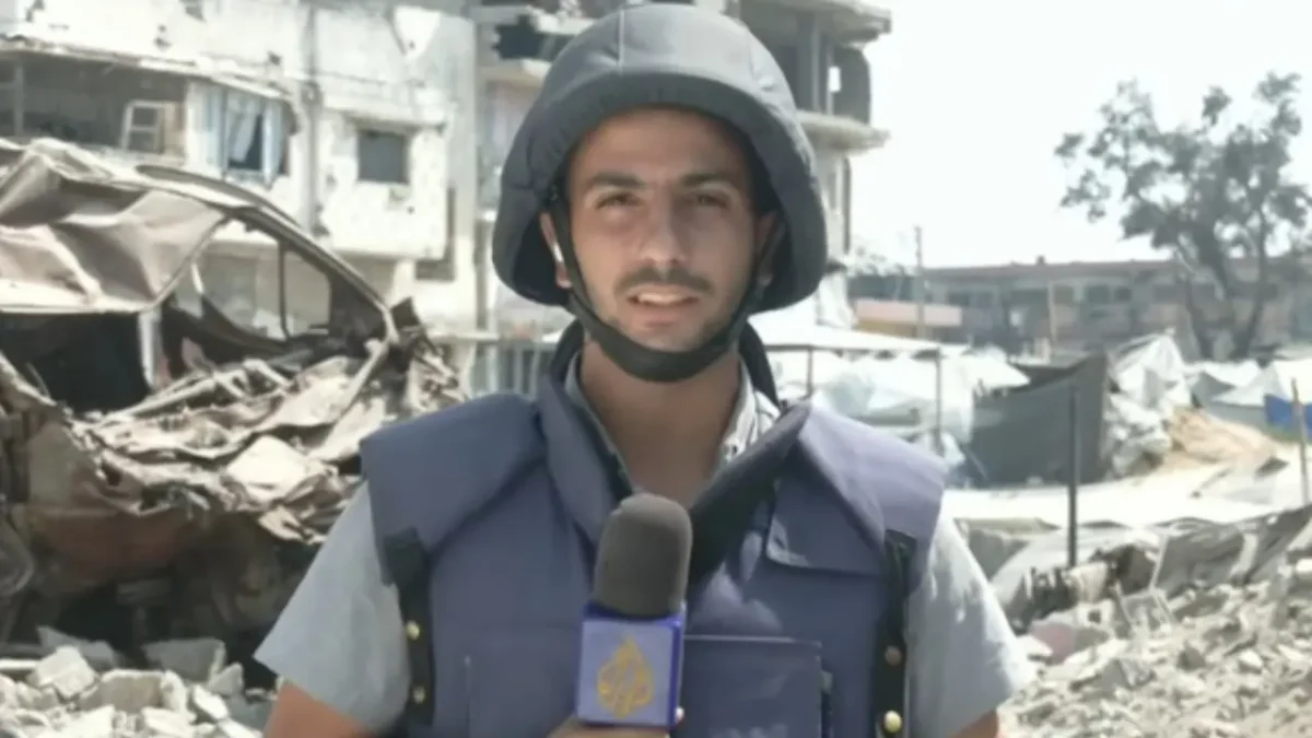 Brave al jazeera journalist anas al sharif killed in israeli airstrike in gaza times of dubai