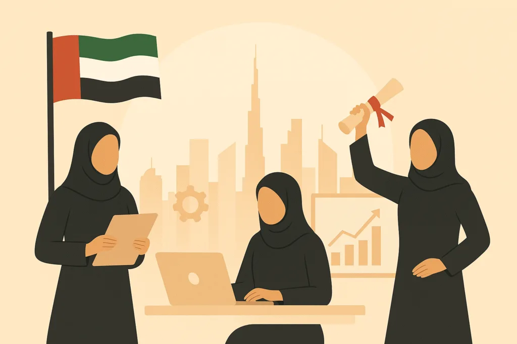 ChatGPT Image Aug 29, 2025, 12_33_48 PM - Times of Dubai Uae national development accelerated by emirati womens remarkable achievements times of dubai