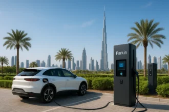 Parkin  ultra fast ev chargers in dubai charging ahead towards flawless sustainability times of dubai