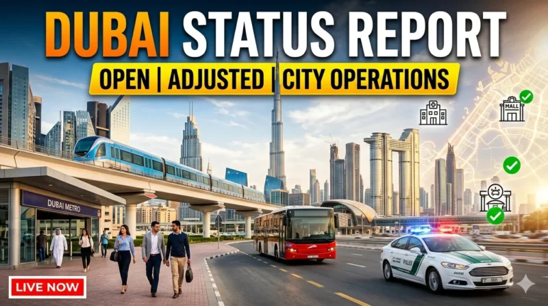 Dubai Status Report: What’s Open, What’s Adjusted, and the Latest on City Operations