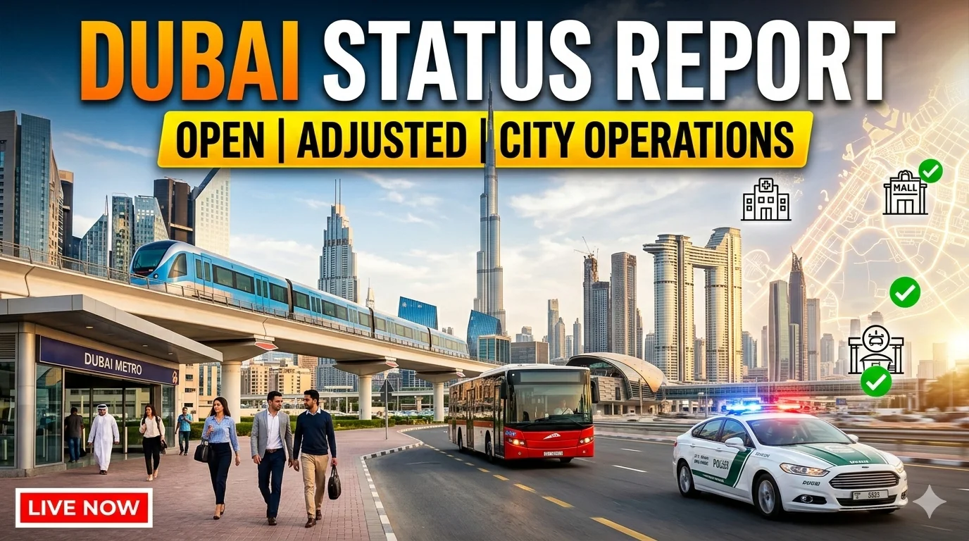 Dubai Status Report: What’s Open, What’s Adjusted, and the Latest on City Operations