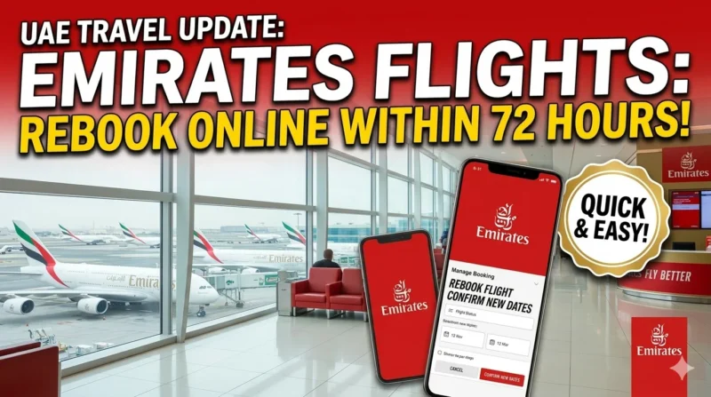 UAE Flights Update: Passengers Can Now Rebook Flights Online Within 72 Hours