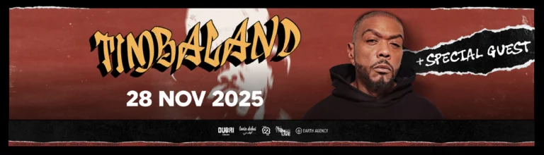 Timbaland Event in Dubai Announced for November at Coca-Cola Arena