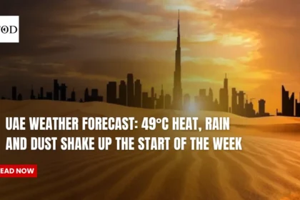 UAE Weather Forecast: 49°C Heat, Rain and Dust Shake Up the Start of the Week