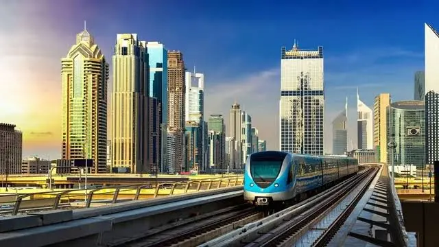 Dubai blue metro line