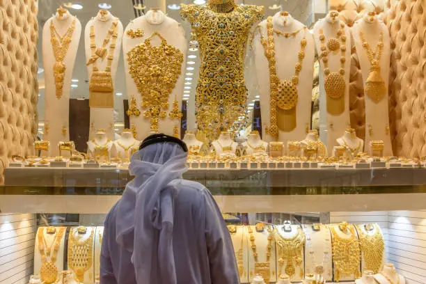 High gold prices in Dubai