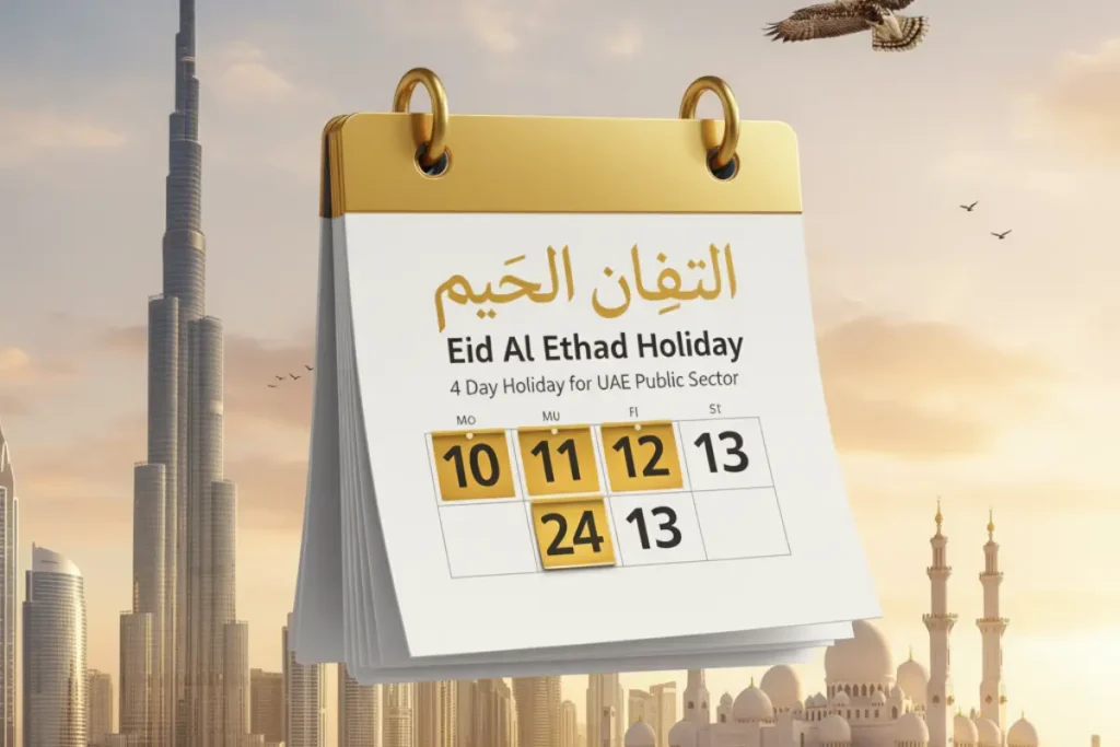 4 Day Eid Al Etihad Holiday Announced for UAE Public Sector