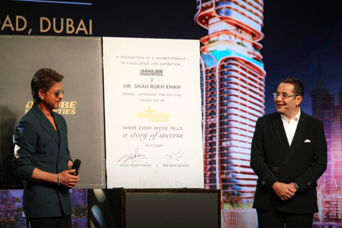 Shah Rukh Khan Honored with ‘SHAHRUKHZ by Danube’, New Luxury Tower Unveiled in Heart of Dubai