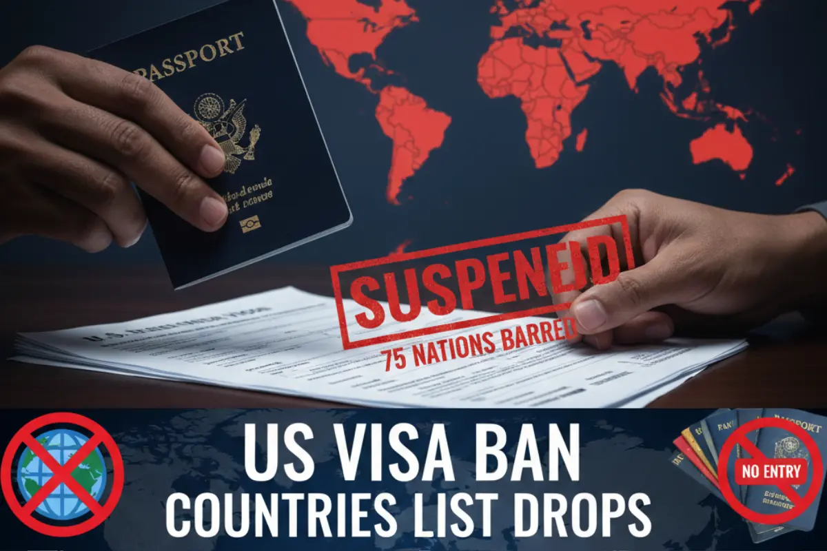 US Visa Ban Countries List Drops- 75 Nations Barred from Immigrant Visas