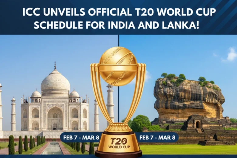 ICC Unveils Official T20 World Cup Schedule for India and Sri Lanka!