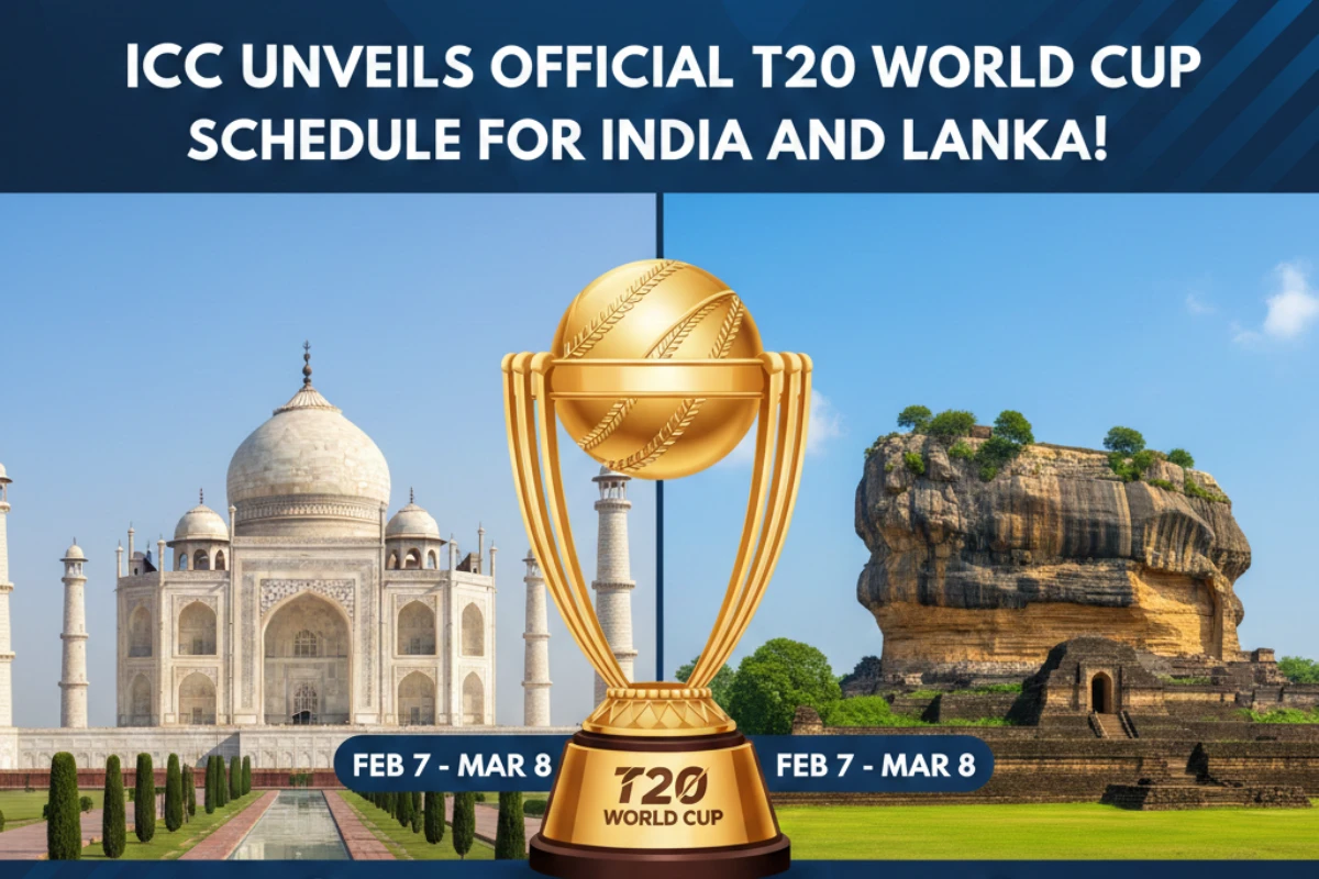 ICC Unveils Official T20 World Cup Schedule for India and Sri Lanka!
