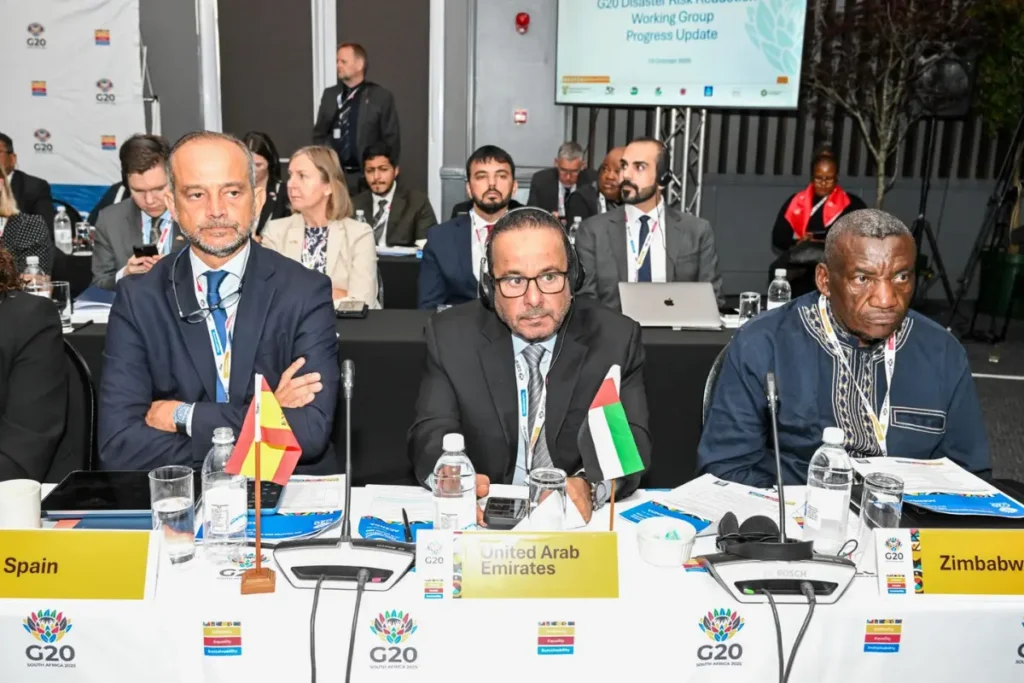 UAE Highlights Innovation in Disaster Management at G20 Ministerial Meeting in South Africa 3 UAE Highlights Innovation in Disaster Management at G20 Ministerial Meeting in South Africa