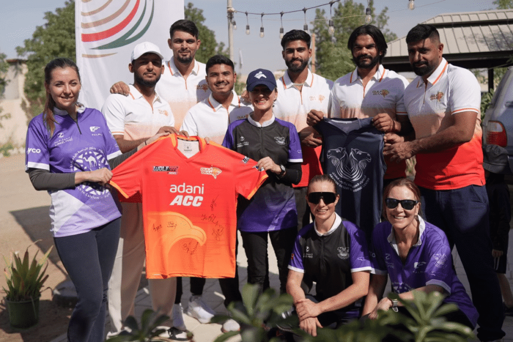Dp world ilt20 season 4 gulf giants players try the uaes most surprising local sport  you wont guess what it is Times of dubai