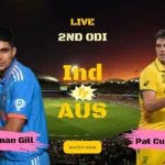 India Vs Australia 2nd ODI match