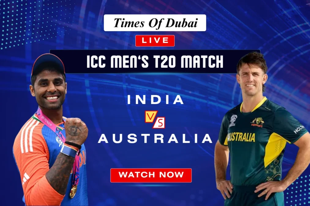 India vs australia t20 live score | 1st t20i | live updates times of dubai