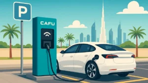 Parkin CAFU Partnership Offers Refueling at Dubai Parking Spots