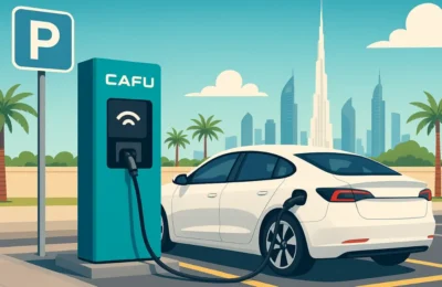 Parkin CAFU Partnership Offers Refueling at Dubai Parking Spots