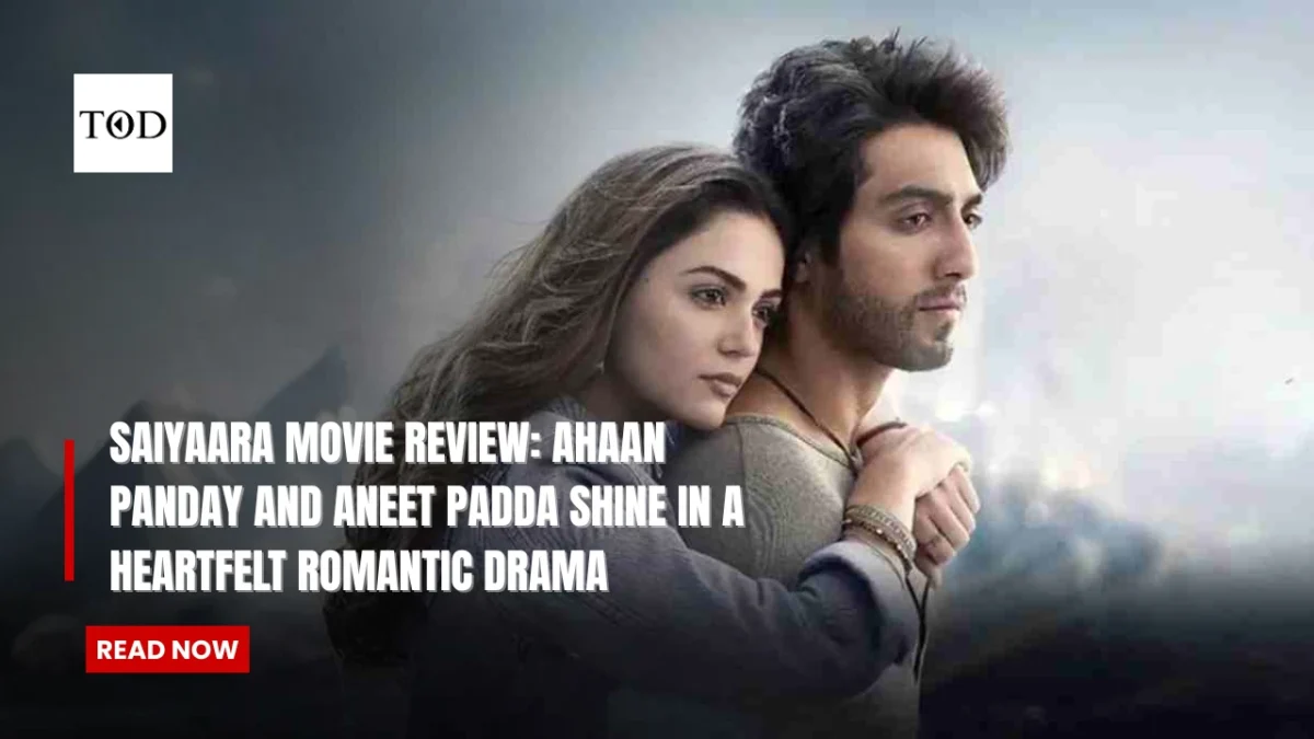 Saiyaara movie review ahaan panday and aneet padda shine in a heartfelt romantic drama times of dubai