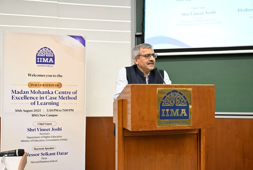 Iima inaugurates madan mohanka centre to advance case based learning times of dubai